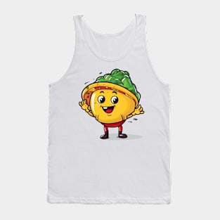 kawaii Taco cehees T-Shirt cute potatofood funny Tank Top